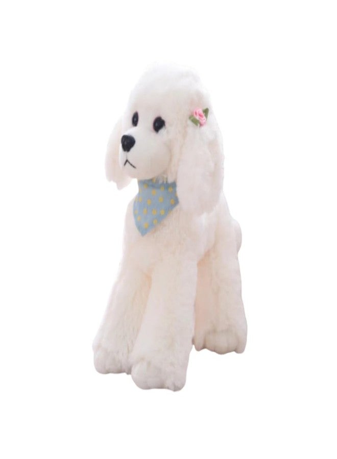 OPHRBU Poodle Plush Toys, Soft and Cute Poodle Plush Toys, Pillows, Cushions, The Best Gift for Your Family and Friends. 1 pc. (White 12 inches) - Image 1